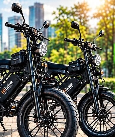 Modelo R10 Full da Marthan E-Bike, vista frontal